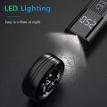 12V Inflatable Pump Mini Air Compressor with LED Light Tyre Inflator Car Bicycle LCD Screen Displays Real-time Pressure Automatic Control Inflatable Pump-12V. 