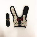 Pet Adjustable harness cloth-pet collar leash rabbit. 