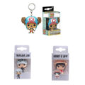 1Pcs Anime ONE PIECE Funko POP Keychain Tony Chopper Law Luffy Minifigure Collections Pendant Gift. 