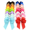 1 Pack ron Color Bow Knot Clips Kids Korean Student Accessories Cute Clip Hair Accessories for Girls. 