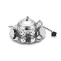 Tuy Cute Stainless Steel Teapot Tea Infuser Spice Drink Strainer Herbal Filter&Tray. 