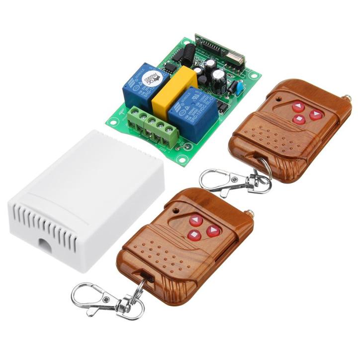 Two Way Remote Control 433 MHz 220 volt two way remote control switch gate up and down ...
