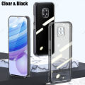 xprmy for Redmi Note 9 Pro soft translucent black silicone flexible shockproof TPU crystal clear cover skin scratch resistant shock absorbing jelly case. 