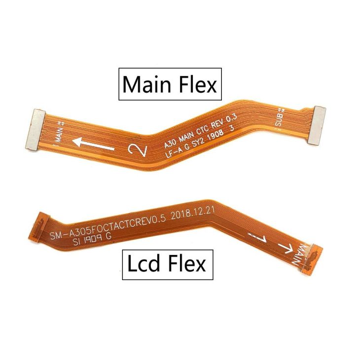 Main%20Motherboard%20LCD%20Display%20Connector%20Flex%20Ribbon%20Cable%20For%20Samsung%20Galaxy%20A30%20A305F%20SM-A305F%20Main%20Flex%20Cable%20-%20Image%202