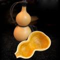 Perfeclan Dried Gourd Water Bottle Gourd Craft Calabash Ornament Decoration, Portable Water Bottle Water Gourd Gourd Jug for Camping, Outdoor. 