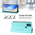 lthmy for OnePlus Nord N10 5G cover leather wallet flip cover with card holder kickstand magnetic closure phone case.