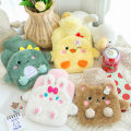 Hot Water With Plush Pocket Cute Cartoon Animals Design Bottle Bag Period Pain Relief. 