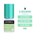 ANJOSIRMA 1 Seconds Fast Drying Strong Eyelash Extension Glue Low Smell Sensitive Retention 5 8 minggu alat solek mudah untuk memohon. 
