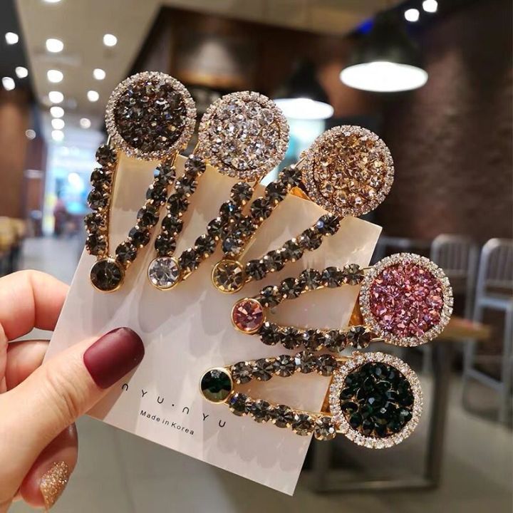 Full fake Bg dropper hollow female colored party clip east gate accessories fashionable Korean style hair clip