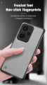 lthmy for Xiaomi Redmi Note 13 Pro Plus 5G Case+Free Ring lanyard- Case Semi-Transparent Frameless Matte Hard Back Cover Phone Case.