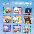 Honkai: Star Rail Game Merch Cute Emoji Acrylic Keychain Double Sided March 7th Dan Heng Bailu Collectbles. 