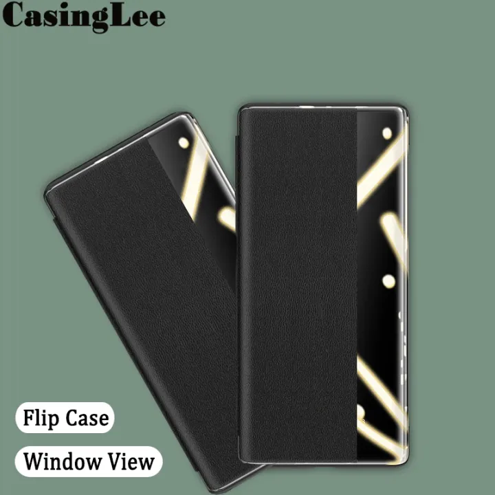 For Honor Magic V3 Case Smart View Window Flip Cover For Honor Magic V3 Case Auto Sleep Leather Phone Cases