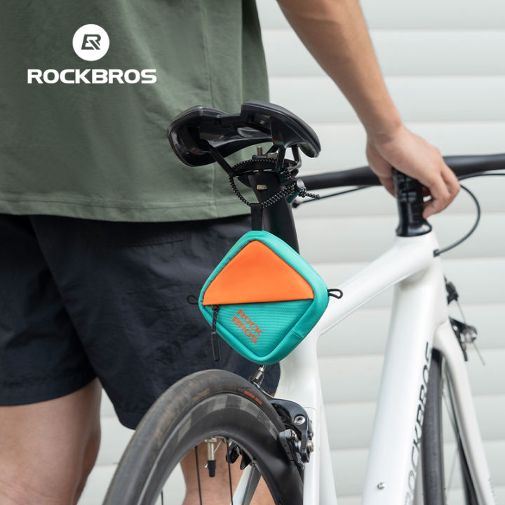 ROCKBROS Portable Bicycle Tail bag Convenient Lightweight Cute Saddle Rear Bag MTB Road Bike Big Capacity Saddle Shoulder Bag Cycling Equipment