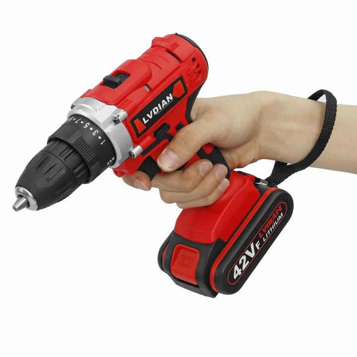 42V%20Electric%20HOT%20SELL%20New%20Cordless%20Drill%20Screwdriver%2025+1%20Torque%20LED%20Work%20Light%20w/%202%20Battery%20-%20Monophonic%20-%20Image%206