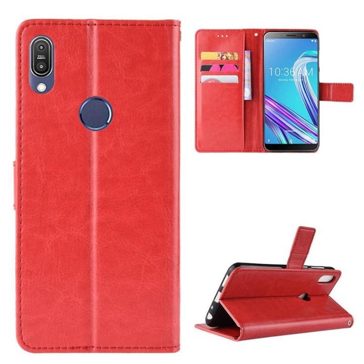 tzmar%20for%20Asus%20Zenfone%20Max%20Pro%20M1%20ZB602KL%20Cover%20Flip%20Cover%20PU%20Leather%20Wallet%20Card%20Slot%20Stand%20Phone%20Case%20-%20Image%205