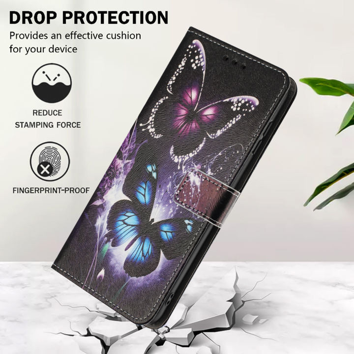 lthmy%20for%20Oppo%20A3%20Phone%20Case%20Multifunctional%20Painted%20PU%20Leather%20Case%20Card%20Slot%20Bracket%20Design%20Book%20Cover%20Wallet%20Case%20-%20Image%204