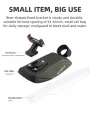 ROCKBROS Bicycle Tail Bag 0.4L Capacity Compact Quick Release Polyester with Fender Road Bike MTB Bike Accessories. 