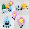 Bfdi Plush Toy Battle Dream Island Plushie Cartoon Stuffed Animal Plant Soft Doll Leafy Firey Pillow Gift for Kids Children. 