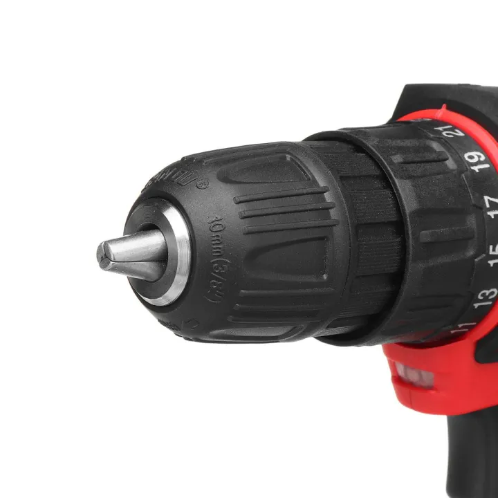 28V%203/8"%20New%20Electric%20Cordless%20Drill%20Driver%20Rechargeable%20Screwdriver%20w/%202xLi-Battery%20-%20-%20Image%206