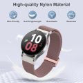 Samsung Galaxy 5 Pro 5 4 4 Classic 3 Active 2 S3 Boundary gear Classic 20Mm 22mm woven single loop nylon Suitable for Huawei watch Amazfit strap. 