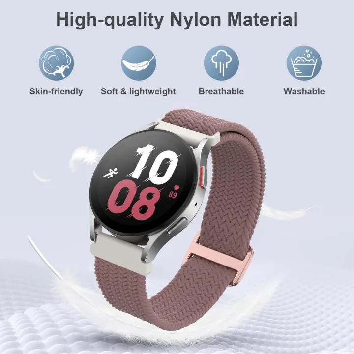 Samsung%20Galaxy%205%20Pro%205%204%204%20Classic%203%20Active%202%20S3%20Boundary%20gear%20Classic%2020Mm%2022mm%20woven%20single%20loop%20nylon%20Suitable%20for%20Huawei%20watch%20Amazfit%20strap%20-%20Image%205