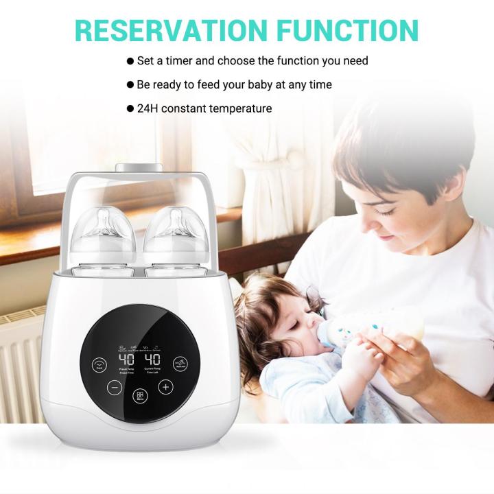 EIVOTOR%206%20in%201%20Baby%20Bottle%20Warmer%20Baby%20Food%20Warmer%20Double%20Steam%20Sterilizer%20Bottle%20Sterilizer%20Milk%20Warmer%20With%20Timer%20-%20Eurocode%20-%20Image%204