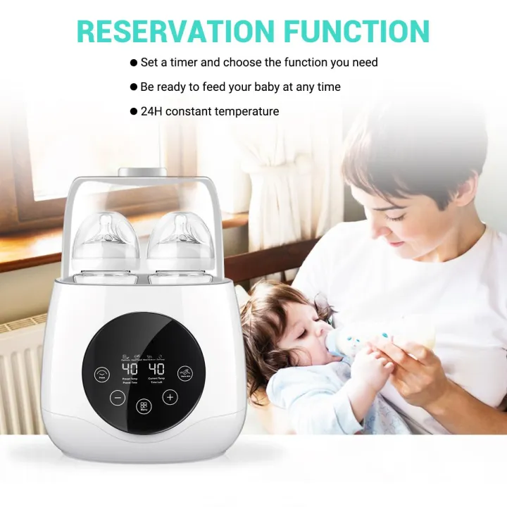 EIVOTOR%206%20in%201%20Baby%20Bottle%20Warmer%20Baby%20Food%20Warmer%20Double%20Steam%20Sterilizer%20Bottle%20Sterilizer%20Milk%20Warmer%20With%20Timer%20-%20Eurocode%20-%20Image%204