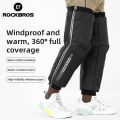 ROCKBROS Motorcycle Warm Knee Pads Windproof Thickened Cotton Reflective Winter Universal Knee Pads for Electric Vehicle Motorcycle Riding. 