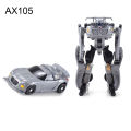 【NEW】 Transformer Mini Fighter Plane Car Figure Model Deforming Robot Kids Toy Collectible. 