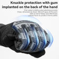 ROCKBROS Motorcycle Riding Gloves Full Finger Anti-slip Keep Warm Windproof Cycling Winter Men's Gloves. 