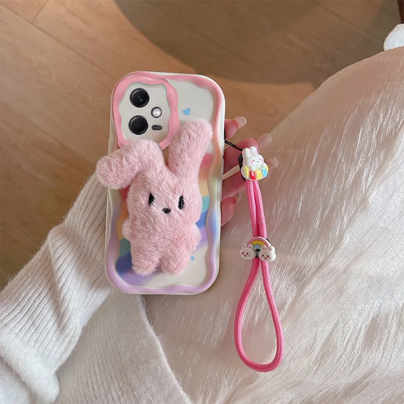 Custodia Per Redmi Note 12 4G Con Design Astronauta Cartoon - Silicone TPU Antiurto Rosa - Supporto Posteriore - 4