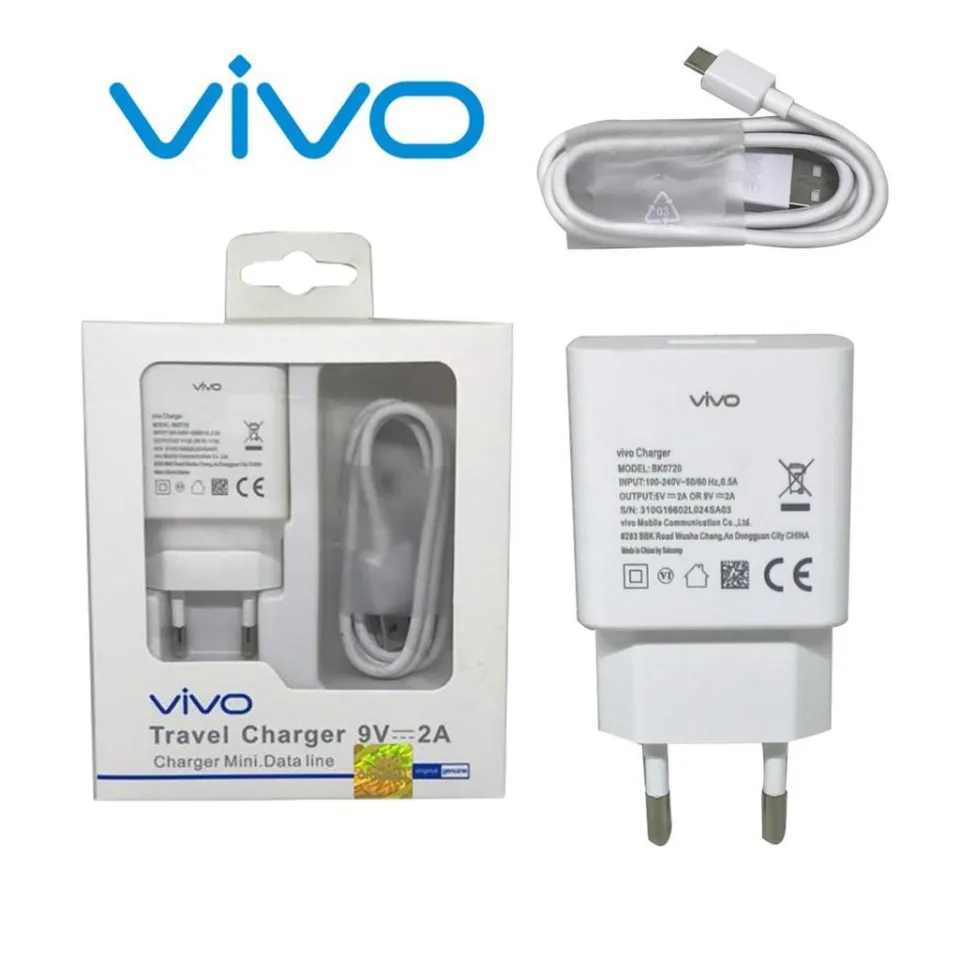 For Vivo Fast Charger with Micro USB Data Cable For Vivo S1 U3 Y19