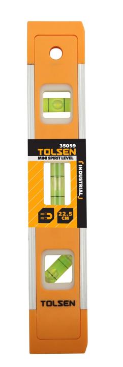 Tolsen%20Mini%20Spirit%20Leveler%20W/%20Magnet%20(22.5Cm,%209")%20Industrial%20Grade%2035210%20-%20Image%203