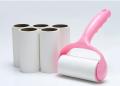 1 【On Hand】 Sticky Hair Roller With Cover Clothes Cleaning Dust Removal Strong Sticky Reusable Tearable Hair Sticking Device（Roll + 1 Paper Core）. 