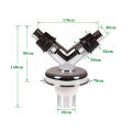 【FUN LIVE】 Washing Machine Drain Pipe Floor Drain Special Joint Three-Way Dual-Use Anti-Odor And Insect-Proof Cover Toilet Kitchen Bathroom Sewer. 