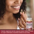 Mulittea Calcium 1000mg Magnesium 400mg Zinc 25mg Vitamin D3 600iu Promotes Bone Muscle Nervous System Health and Promotes Cell Growth. 