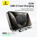 Baseus 20W CN Fast Charger for iPhone 13 Pro Max Type-C PD3.0 QC3.0 Fast Charging for iPad AirPod. 