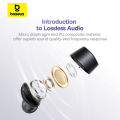 Baseus Bowie E18 Bluetooth 5.3 Wireless Earphones IPX4 Waterproof TWS Earbuds ENC Noise-Cancelling with Premium Sound Quality for All Smart Phones. 