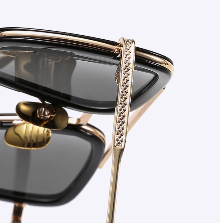 FNCXGE%202025%20Luxury%20Fashion%20Avengers%20Tony%20Stark%20Flight%20Style%20Sunglasses%20Men%20Square%20Brand%20Design%20Sun%20Glasses%20Women%20Retro%20Male%20Iron%203%20Shades%20For%20Man%20-%20Image%204