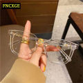 FNCXGE Korean Anti-blue Computer Radiation Protection Square PC Frame Eyeglasses Women Men Eyewear Frames Glasses. 