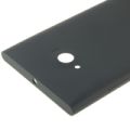Solid Color Plastic Battery Replacement Back Cover for Nokia Lumia 730(Black). 