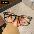 FNCXGE Korean Anti-blue Computer Radiation Protection Square PC Frame Eyeglasses Women Men Eyewear Frames Glasses. 