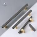 【Be worth】 Drawer Cabinet Handle Grey GoldKitchen CupboardDresserDoor Pull Handle Knob. 