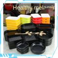 【Hot New Release】 melamine plates set Melamine Hot Pot Plate Self Service Tableware Plastic Kabob String Disk Korean Barbecue Plate Stacked Rectangular Side Dish Plate melamine tableware.