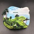 【Premium Quality】 Fridge Magnet Thailand Phuket Singapore Merlion Panoramic Magnetic Souvenir Refrigerator. 