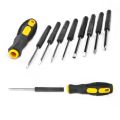 【Footprint】 8In1 Set Interchangeable Screwdriver Set With Case Stanley Cushion Handle Magnetic Screwdriver Setmulti-Purpose Screwdriver Set Professional Repairing Tool Kits Precision Screwdriver Set Multifunction. 