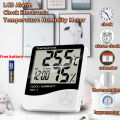 【Footprint】 Amshop LCD Clock Electronic Humidity Meter Digital Thermometer Hygrometer Alarm Clock. 