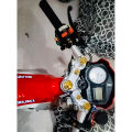 Alloy NUI Alloy Naked Handle Bar Raider 150 Carb / r150 fi / xrm / rs 125 / rs 150 High Rise / Low. 