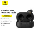 Baseus Bowie E18 Bluetooth 5.3 Wireless Earphones IPX4 Waterproof TWS Earbuds ENC Noise-Cancelling with Premium Sound Quality for All Smart Phones. 