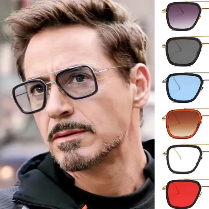 FNCXGE%202025%20Luxury%20Fashion%20Avengers%20Tony%20Stark%20Flight%20Style%20Sunglasses%20Men%20Square%20Brand%20Design%20Sun%20Glasses%20Women%20Retro%20Male%20Iron%203%20Shades%20For%20Man%20-%20Image%202